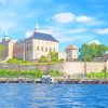 Akershus Fortress Medeival Castle paint by numbers