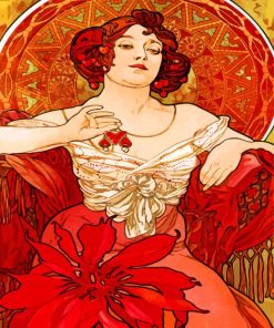 alphonse-mucha-le-rubis-paint-by-numbers