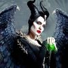 Angelina Jolie Maleficent paint by numbers