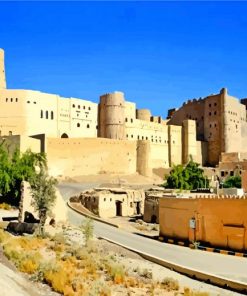 bahla-fort-oman-paint-by-numbers