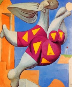 Bather With A Beach Ball Picasso paint by numbers