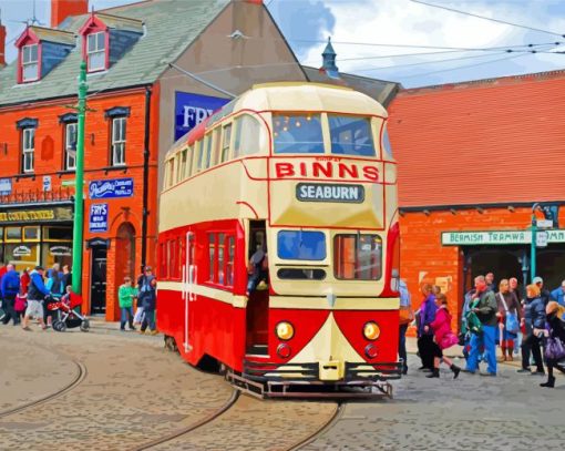 Beamish, the Living Museum of the North paint by numbers