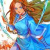 Beautiful Katara paint by numbers