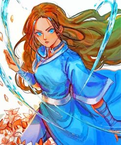 Beautiful Katara paint by numbers