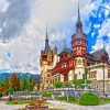 Beautiful Peles Castle Sinaia paint by numbers