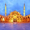 Blue Mosque Turkey paint by numbers