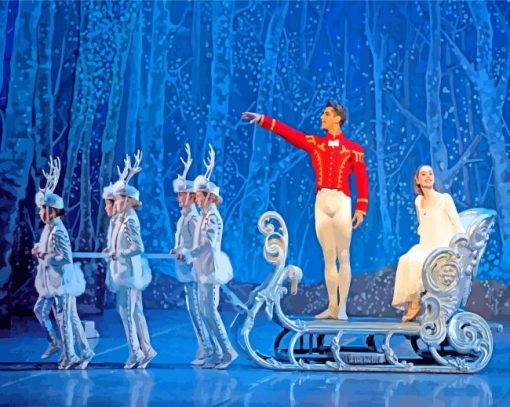 Boston Ballet Nutcracker paint by numbers