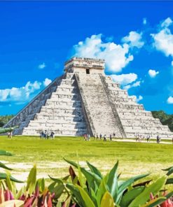 Chihen Itza Mexico paint by numbers