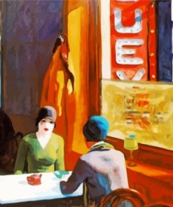 Chop Suey Edward Hopper paint by numbers