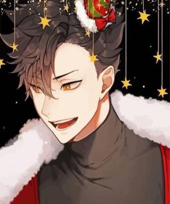 Christmas Testuro Kuroo paint by numbers