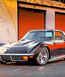 Classic Corvette paint by numbers