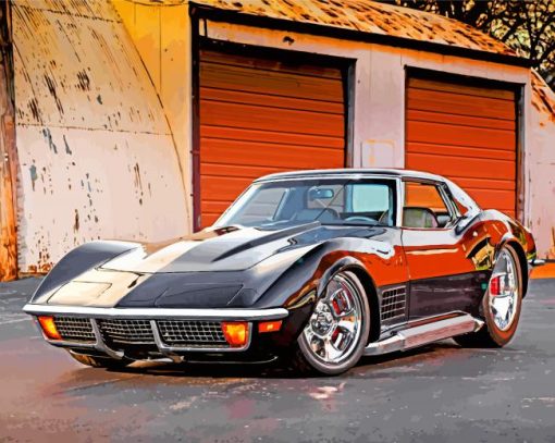 Classic Corvette paint by numbers