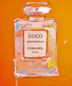 Coco Chanel Perfume paint by numbers