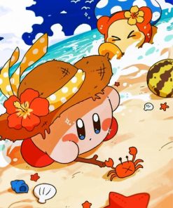 Cute Kirby paint by numbers