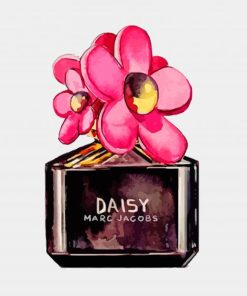 Daisy Paris Parfume paint by numbers