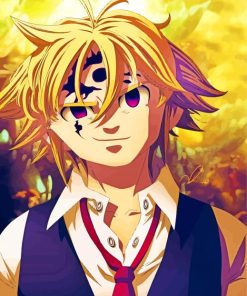 Demon Meliodas paint by numbers