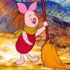 Piglet Character Disney paint by numbers