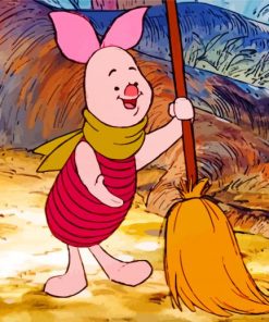 Piglet Character Disney paint by numbers