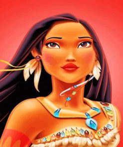 Disney Princess Pocahontas paint by numbers