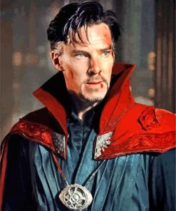 Dr Strange Marvel Super Hero-paint-by-number