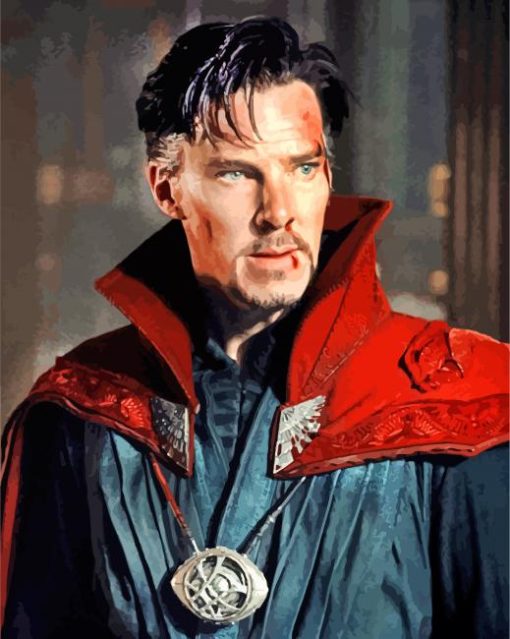 Dr Strange Marvel Super Hero-paint-by-number