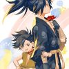 Dororo And Hyakkimaru paint by numbers