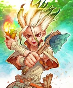 dr-stone-ishigami-anime-paint-by-numbers