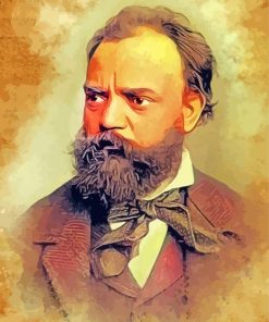 Antonin Dvorak Portrait-paint-by-number