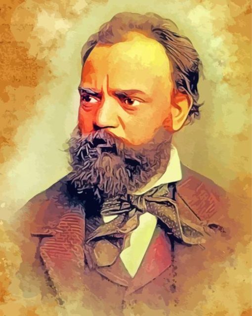 Antonin Dvorak Portrait-paint-by-number