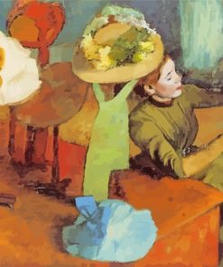 The Millinery Shop By Edgar Degas paint by numbers