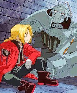 Edward Elric And Alphonse Elric Anime panit by numbers