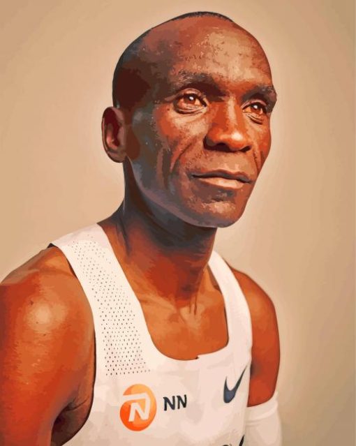 Eliud Kipchoge paint by numbers