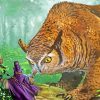 Fantastic Owlbear paint by numbers