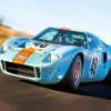 Ford Gt40 Blue And Orange-paint-by-number