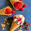 Tasty Fruit Ice Creams paint by numbers