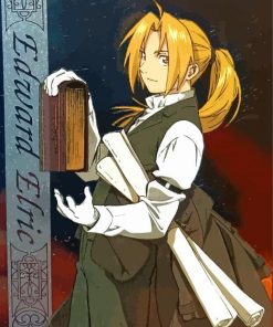 Edward Elric From Fullmetal Alchemist paint by numbers