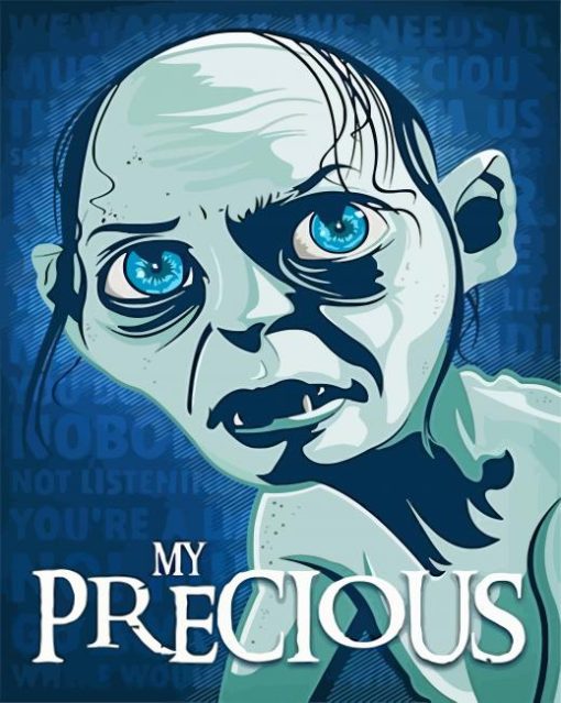 Smeagol My Precious The Lord Of The Rings-paint-by-number