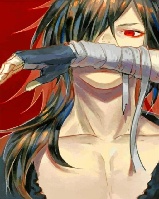 Hyakkimaru Art From Anime Dororo paint by numbers