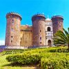 Italy Castel Nuovo Naples paint by numbers