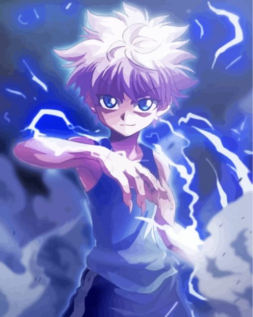 Killua Hunter X Hunterpaint by numbers