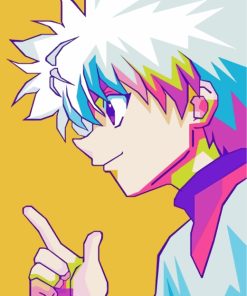 Killua Pop Art paint by numbers