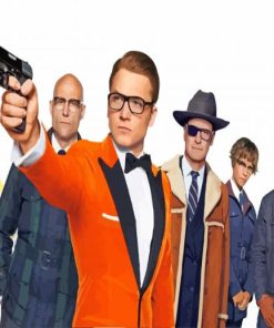 Kingsman Golden Circle characters paint by number