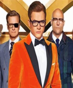 Kingsman Golden Circle characters paint by number