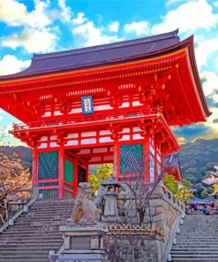 Kiyomizu paint by numbers