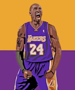 The Basketball Player Kobe Bryant paint by numbers