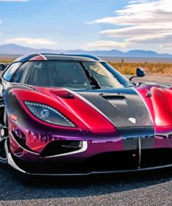 Koenigsegg Car paint by numbers