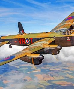 The Lancaster Bomber paint by numbers