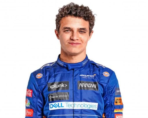 Lando Norris paint by numbers