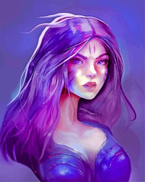 League Of Legends Kai'Sa paint-by-number