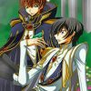 Lelouch Lamperouge And Suzaku Kururugi From Code Geass paint by numbers